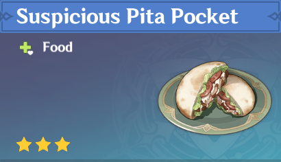 原神|美食英語蒙德篇~口袋餅 Pita Pocket（柯萊）-第1張