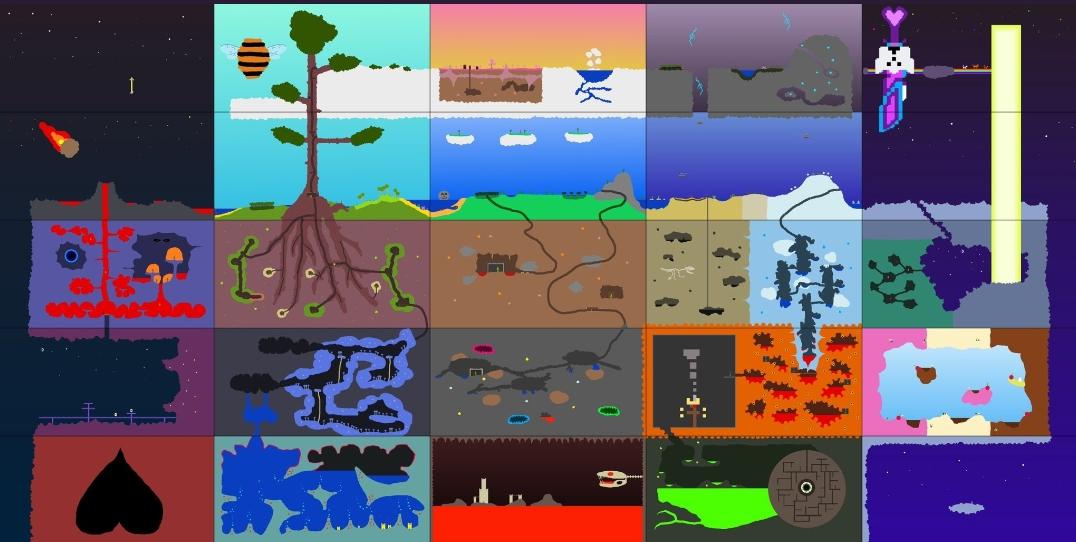 【PC遊戲】開發者分享《泰拉瑞亞2》早期概念藝術圖 將使用新引擎-第0張