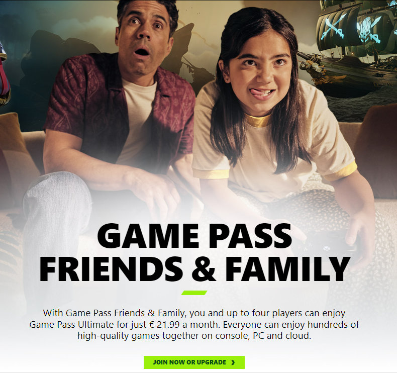 【主機遊戲】Xbox 公開朋友&家庭會員計劃-第0張