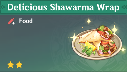 原神|美食英语须弥篇~ 烤肉卷 Shawarma Wrap-第3张