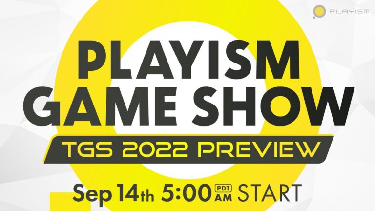 PLAYISM 2022年東京遊戲展預覽直播9月14日舉行