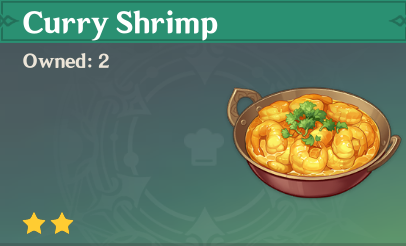原神|美食英語須彌篇~咖喱蝦 Curry Shrimp-第1張