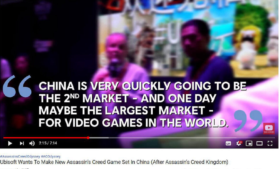 【PC游戏】育碧CEO并未承诺《刺客信条》将出中国背景的正统续作-第1张