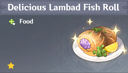 原神|美食英語須彌篇~蘭巴德魚卷 Lambad Fish Roll-第2張