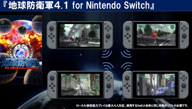 《地球防卫军 4.1》12月22日登陆Switch平台 售价5980日元-第1张
