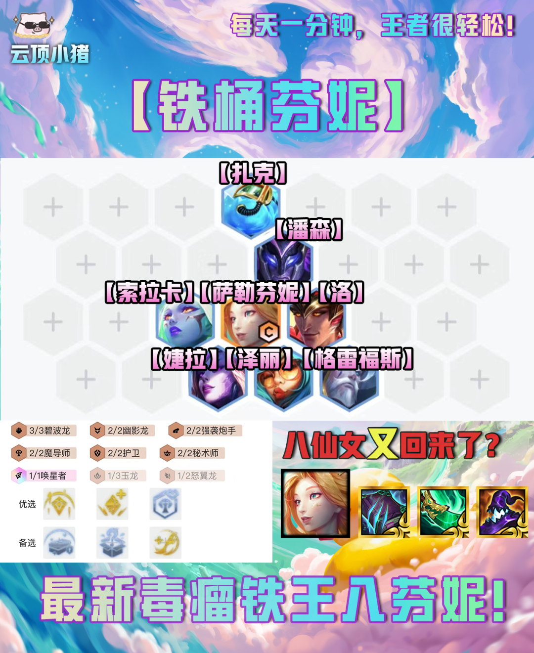 【雲頂之弈】最新毒瘤！鐵王八拼多多芬妮！-第4張