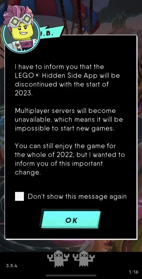 【周边专区】乐高Hidden Side幽灵秘境系列App将在2023年下架不再提供-第4张