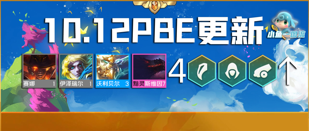 【云顶之弈】EZ、赛娜、乌鸦、沃利贝尔、4炮/刺/神龙均加强！10.12PBE测试服更新剖析