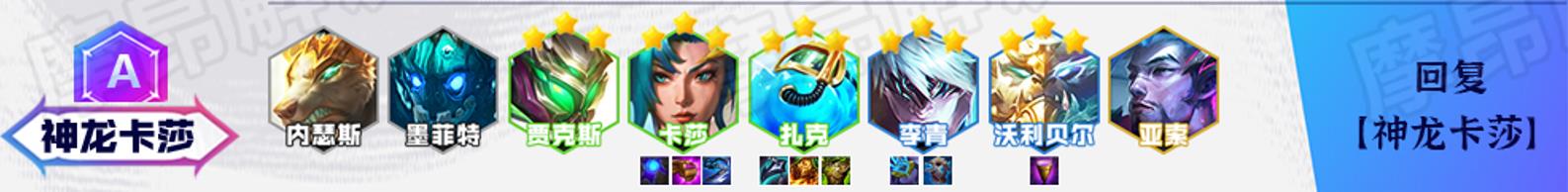 【云顶之弈】云顶：「神龙卡莎」，全员可追3星，吃分稳无同行速冲-第4张